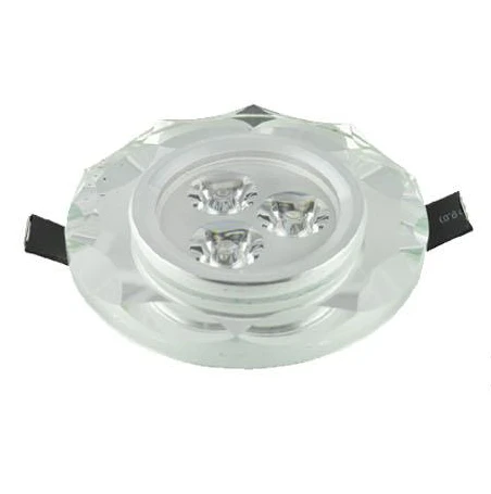 

AC85-265V crystal led downlight 3W spot led lamp Epsitar chip octagon ceiling led lamp RoHS CE