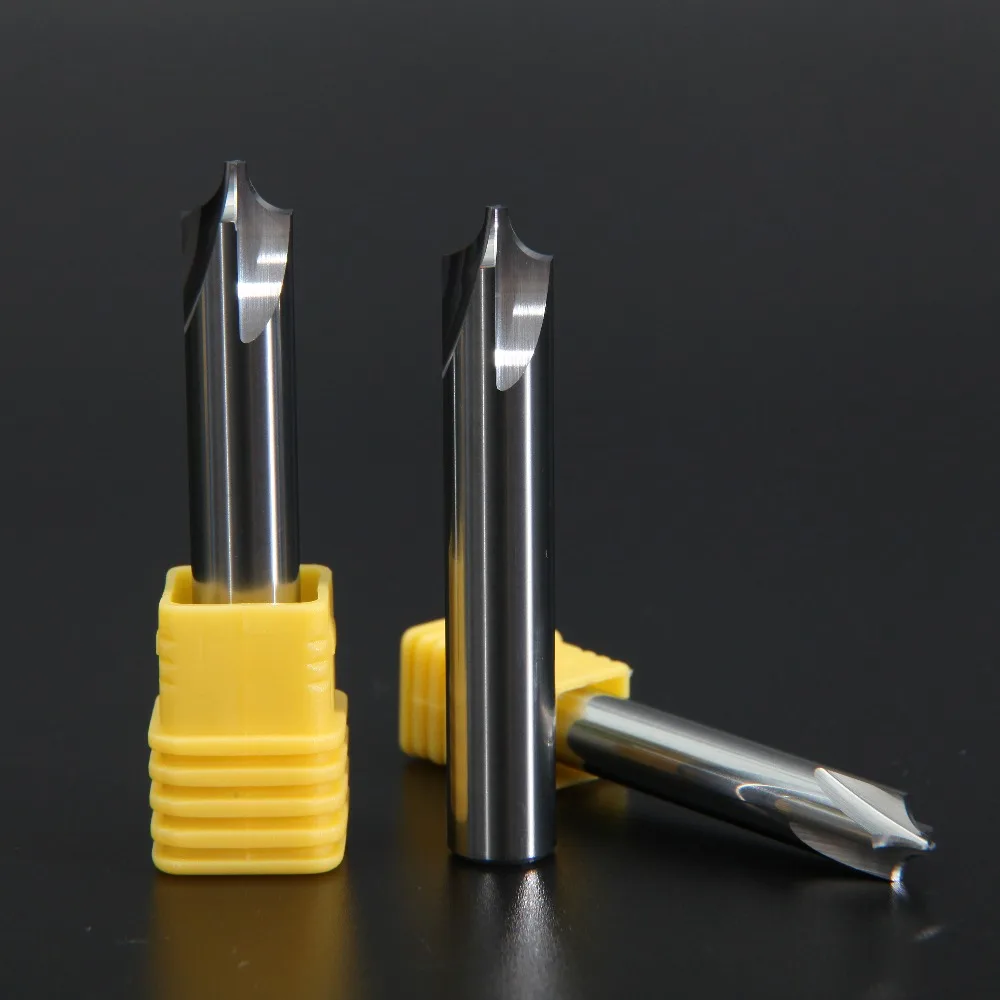 LIJUN-Herramienta de acero de tungsteno con revestimiento de aleación convexo HRC55, fresadora de 4 cuchillas de aluminio, venta al por mayor