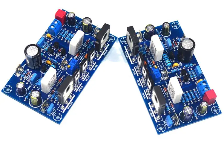 

Собрал одну пару IRF240 полевой МОП стереоусилитель платы 100 Вт + 100 Вт
