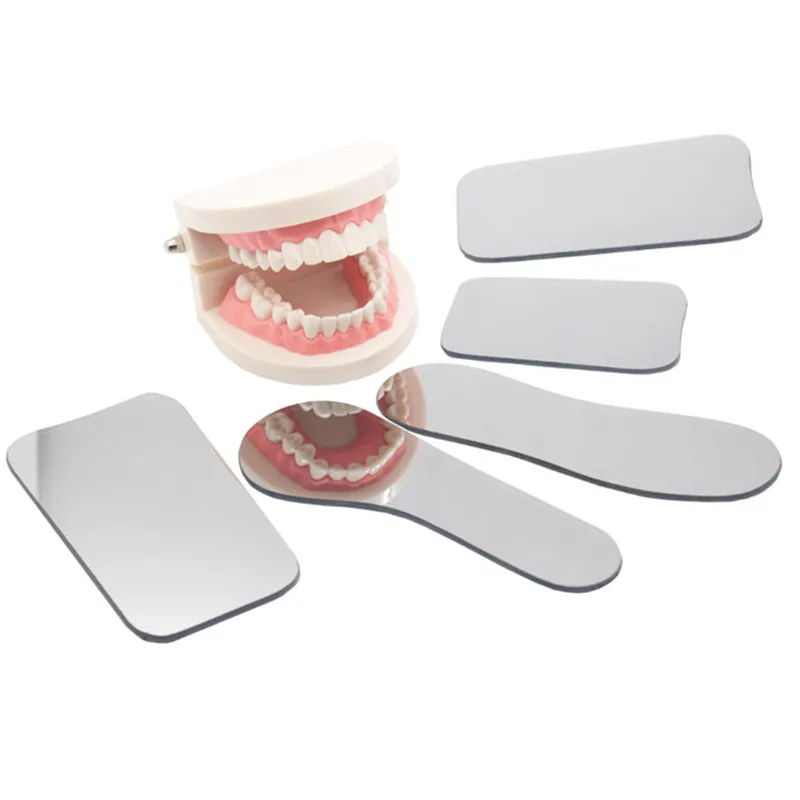 1Pcs Dental Orthodontic Intraoral Photographic Reflector Mirror Double-faced Glass Mirror With Storage Bag Dentist Tool Material