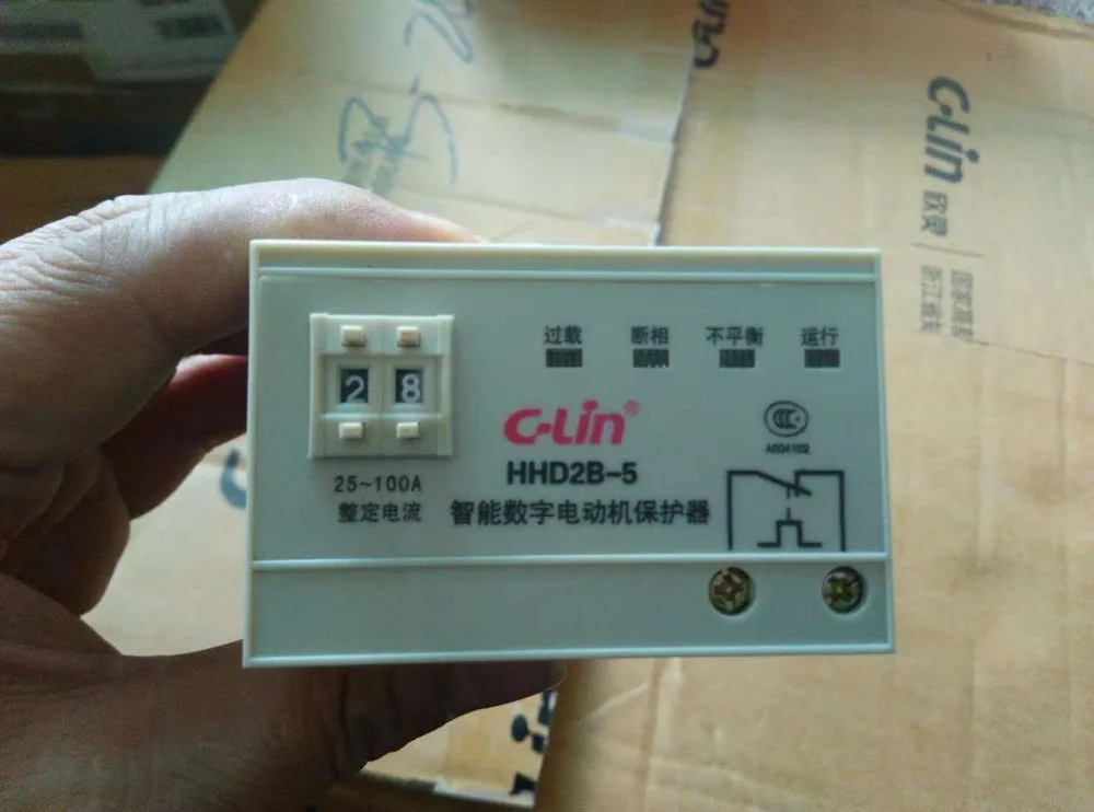 

Brand new original authentic C-Lin HHD2B-5 (25~100A) Passive Motor Protector AC380V