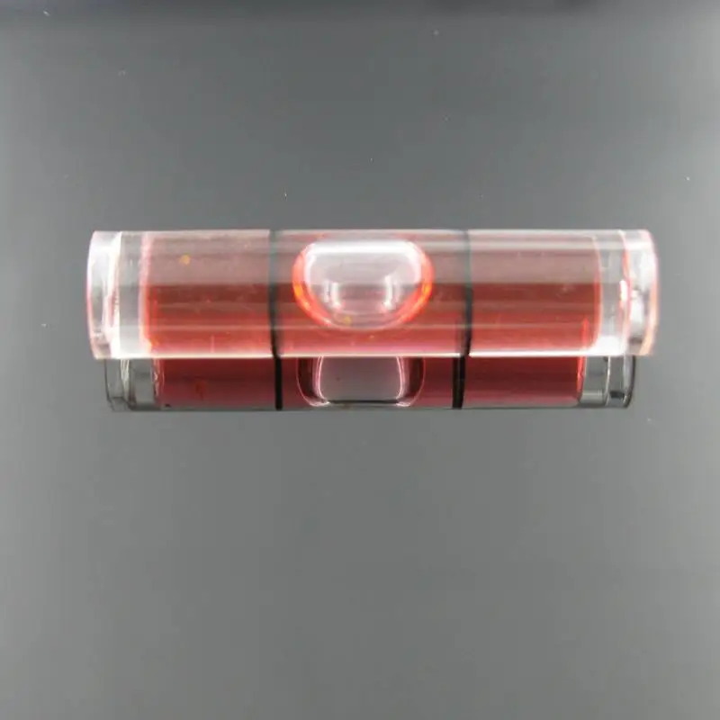 (10 pieces/Lot) 8*35mm Red Color Round spirit level spirit level vial Frame accessories