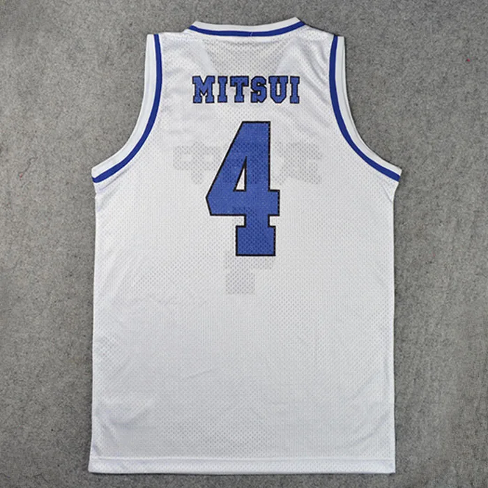 Anime Cosplay Costumes Takenori Akagi Jersey No.4 Sports Team Uniform