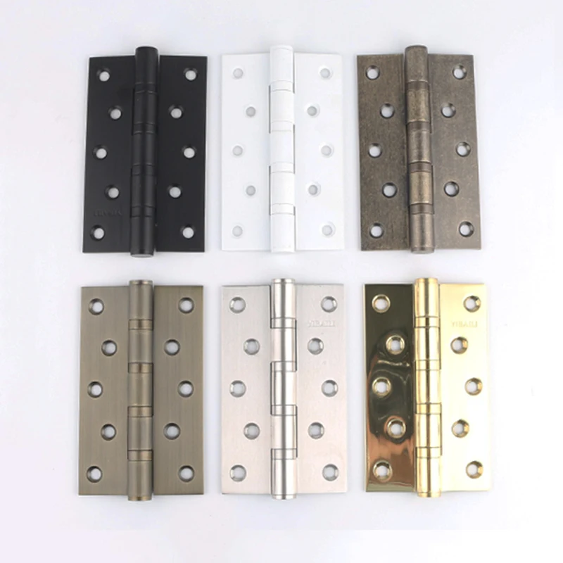 

High Quality 2PCS 5Inches Stainless Steel Door Hinges Mute Ball Bearing Furniture Hinges Smoothly and Mute Wooden Door Hinges