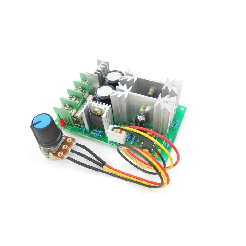 Regulator prędkości silnika DC 12V 24V 36V 48V moduł napędowy dużej mocy PWM regulator prędkości silnika 20A regulator prądu