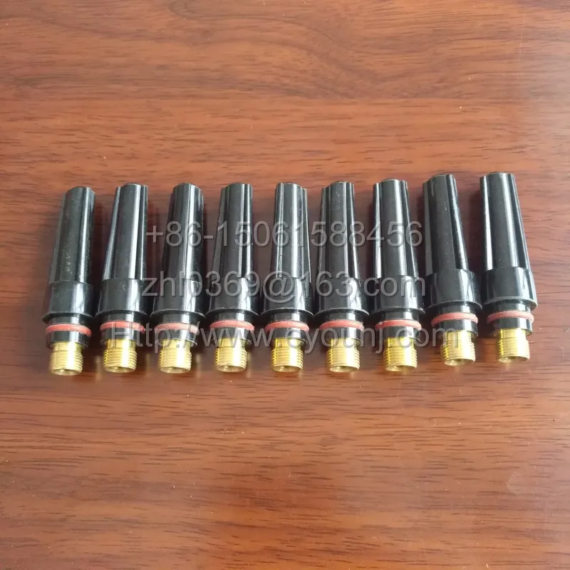 3ชิ้น(57Y02 + 57Y03 + 57Y04)ยาว/กลาง/สั้นกลับหมวกสำหรับเชื่อมTIG WP17 W26 WP18ไฟฉายหัวหน้า[FASTจัดส่ง]