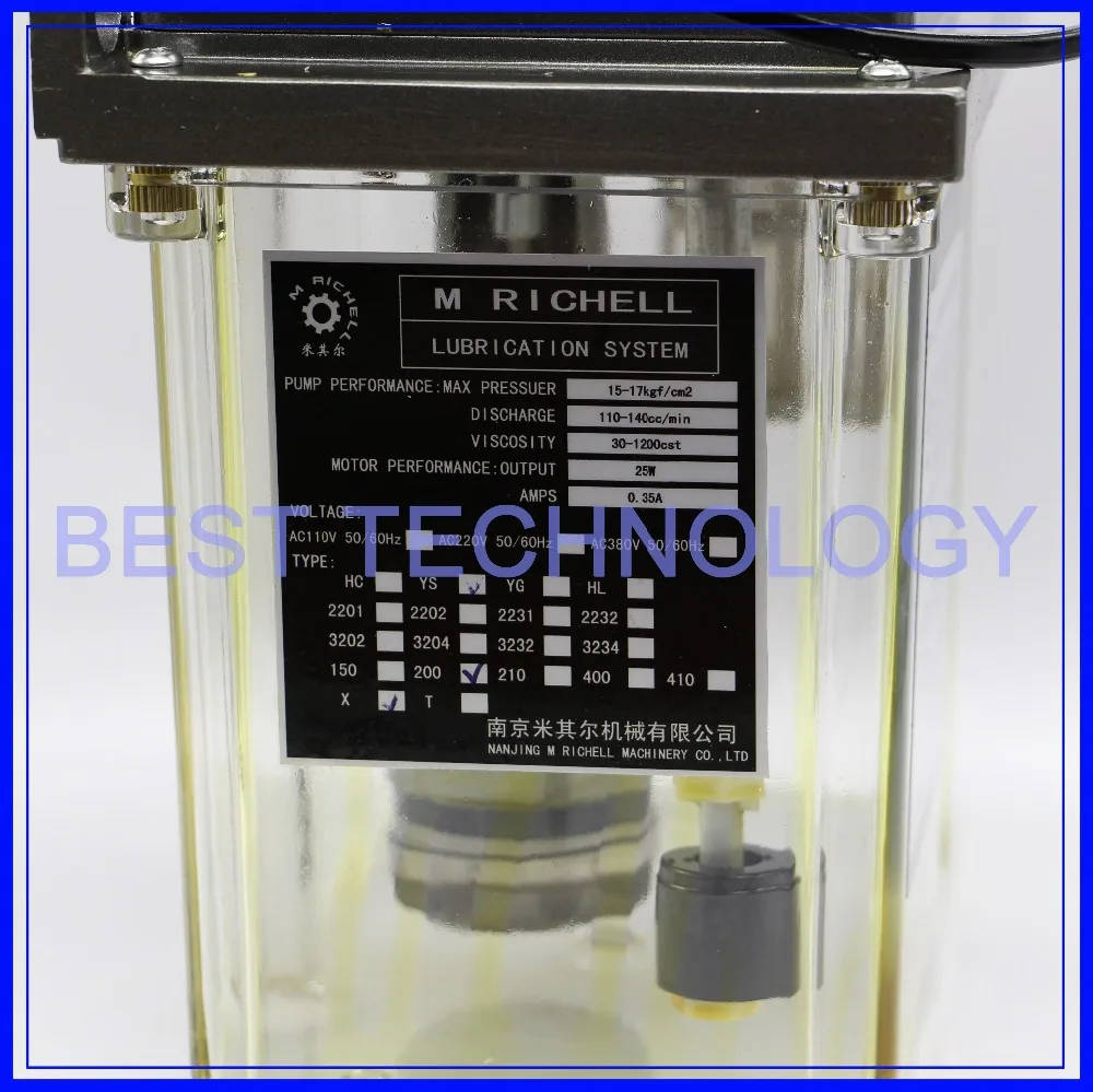 Imagem -05 - Elétrica Auto Lubrificação Bomba Cnc Gravação Router Máquina Bomba de Óleo Automática Único Digital 2l 220v ac