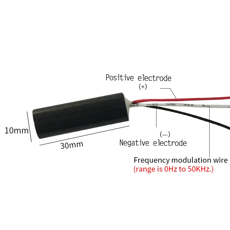 Frequency modulation 785nm 100mw PWM infrared dot laser module IR point positioning measuring instrument TTL /ACC  0Hz-30KHz