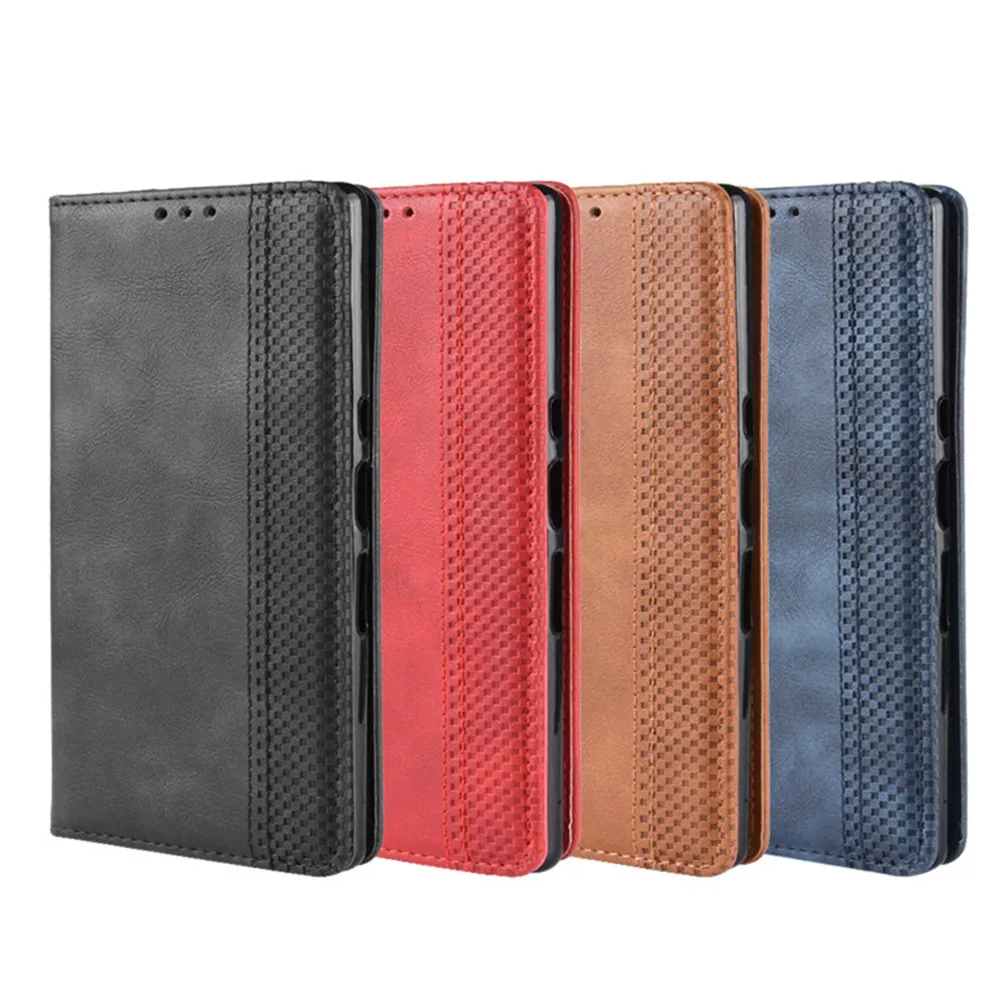 For Sony Xperia 10 Case Luxury Flip PU Leather Wallet Magnetic Adsorption Case For Sony Xperia 10 Plus 10plus Phone Bag Cases
