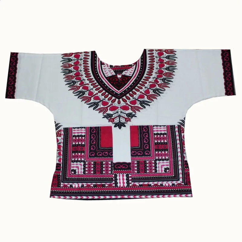 Vêtements traditionnels africains pour enfants, nouveau design de mode, t-shirt imprimé Dashiki pour garçons et filles, vente en gros, 2019