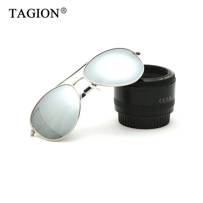 

TAGION 8Colors Alloy Frame Polarized Men Pilot Sunglasses UV400 Sun Glasses For Women Unisex Driving Lenses 6051