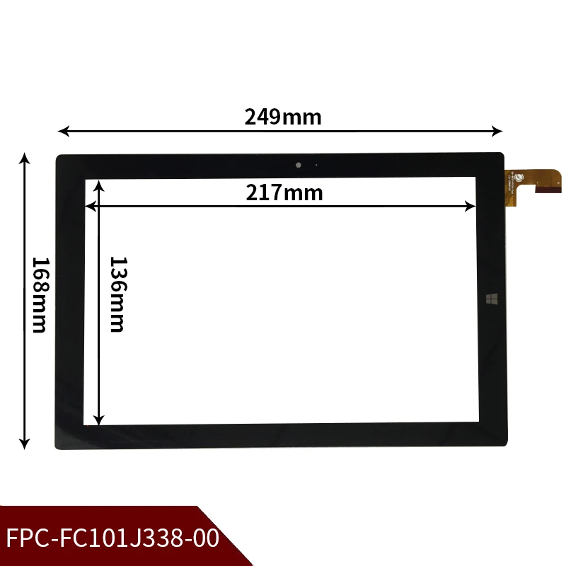 Gratis Verzending 10.1 Inch Touch Screen 100% Nieuwe Touch Panel Tablet Pc Touch Panel Digitizer FPC-FC101J338-00
