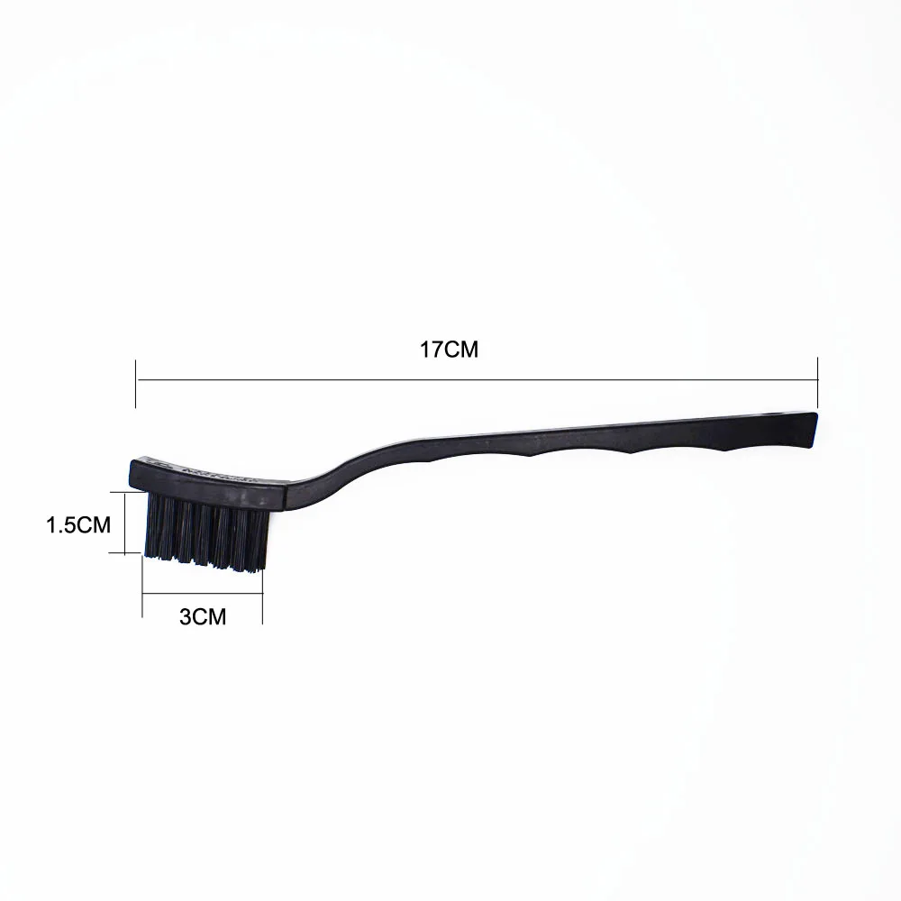 Black Non Slip Handle PCB Rework ESD Anti Static Dust Brush 17cm For Mobile Phone Tablet PCB BGA Repair Soldering