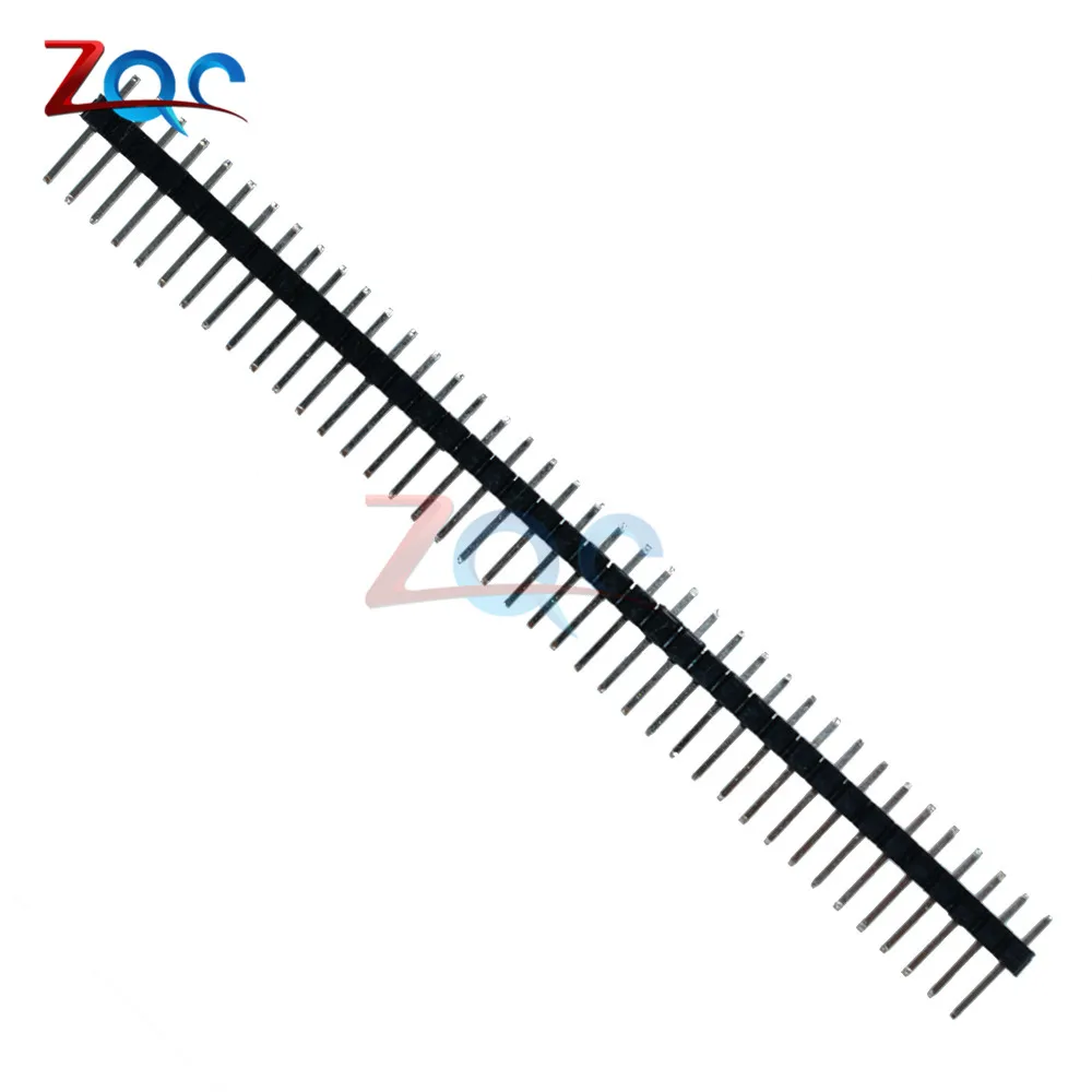 10pcs Single Row 40Pin 2.54mm Pitch Straight Male Pin Header