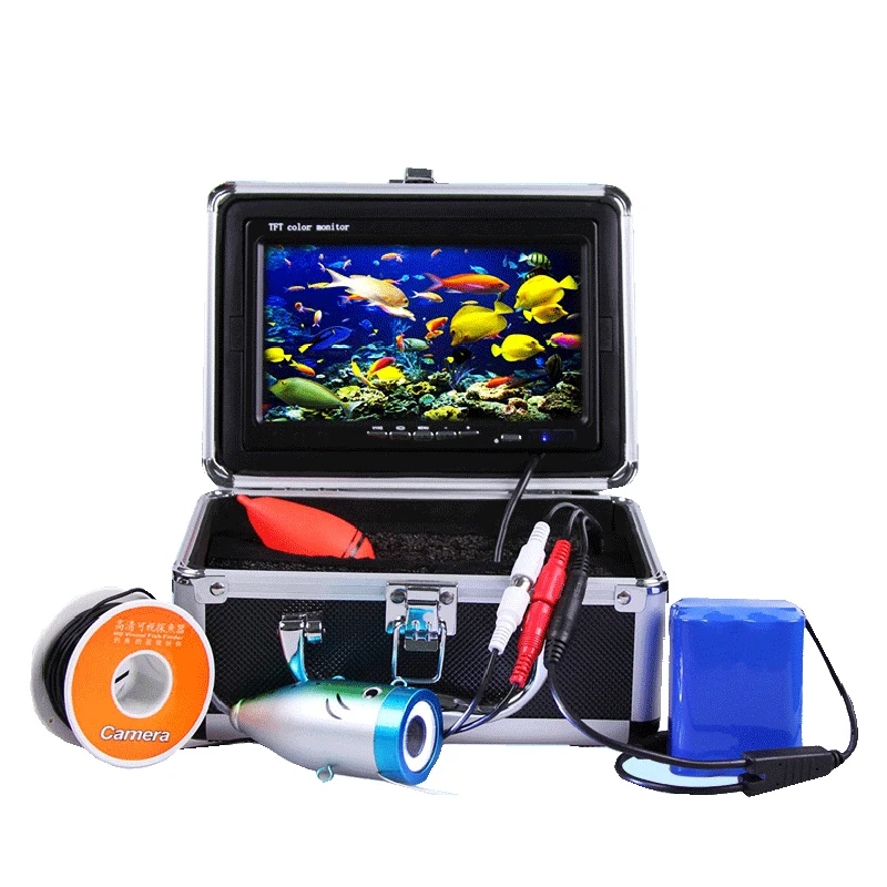 

8G SD Card Underwater CCD CCTV Camera Waterproof Fishing Video Recording Camera Fish Finder 30M Cable