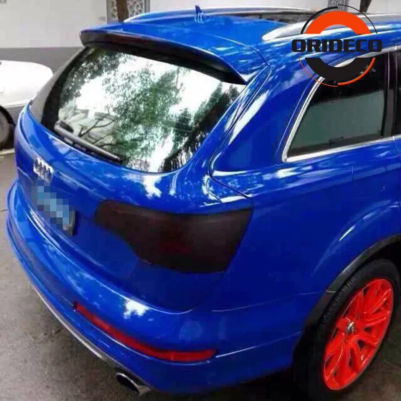 

1.52*5/10/15/20/30M High Quality Deep Blue Gloss Vinyl Wrap Glossy Blue Vinyl Film Bubble Free Car Decals Car Stickers