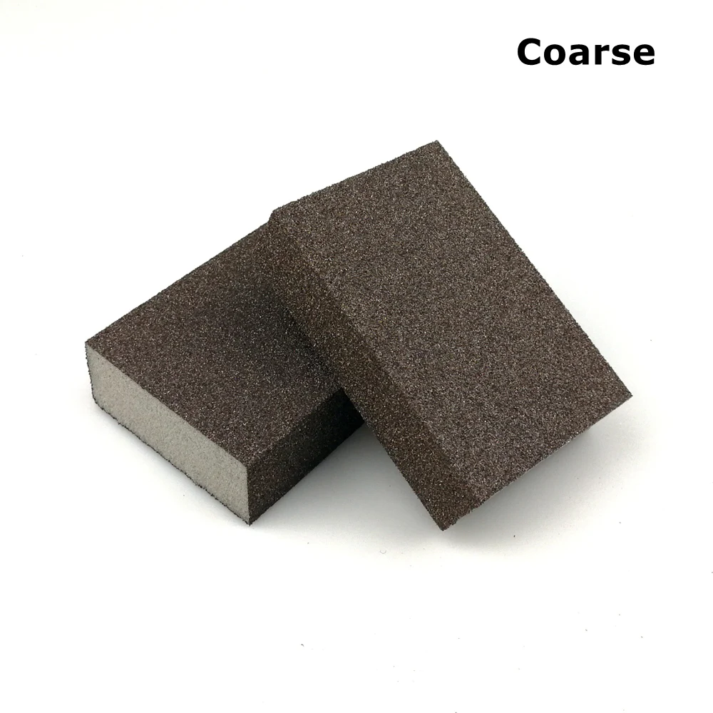 1 piece Sanding Sponge Block Abrasive Pad P60 P80 P120 P180 for Furniture Wall Floor Grinding Kitchen Cleaning Hand Tool