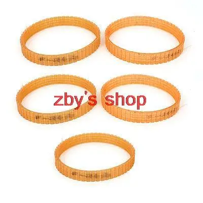 5 Pcs 10mm Width Electric Planer Part Drive Belt Band Apricot for Hitachi F20A