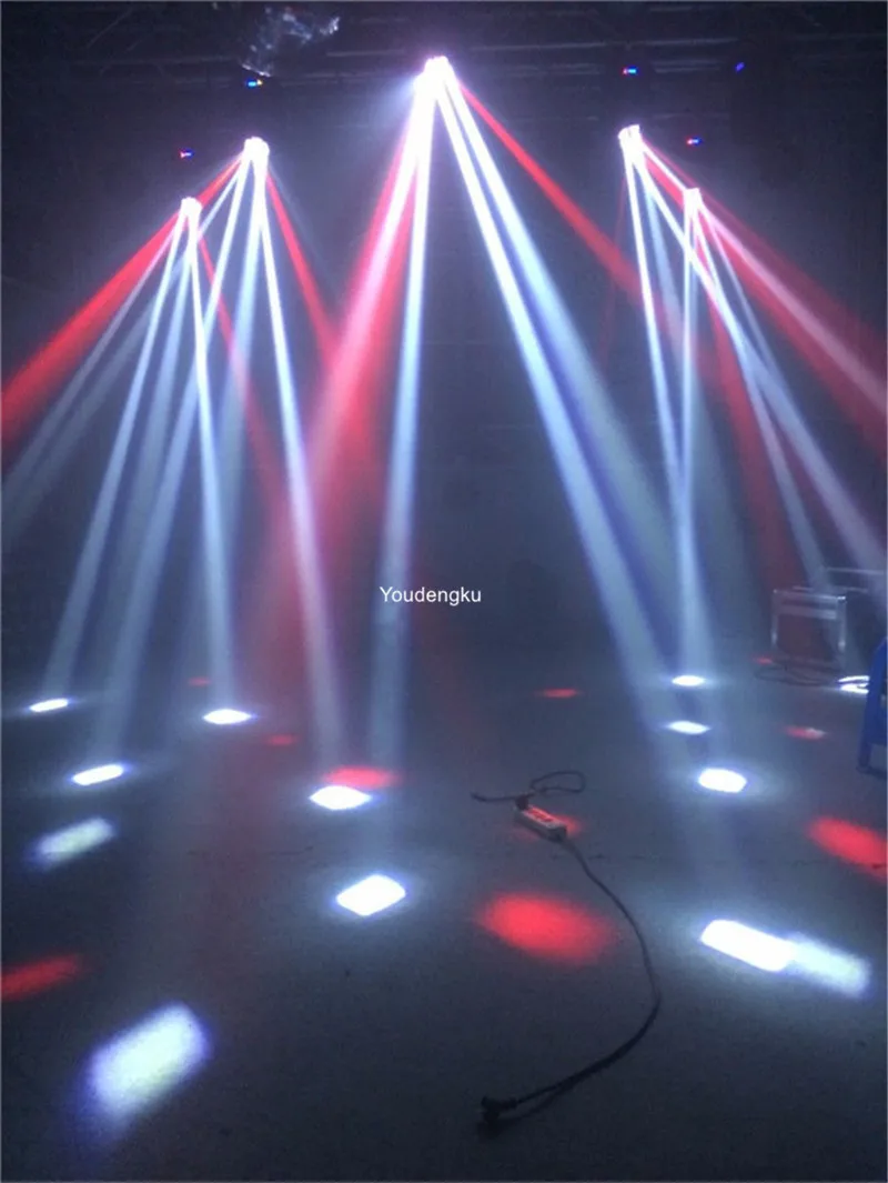 4pcs with fly case super beam 4 led moving head 25 watts dmx 4x25 led rgbw 4in1 super beam disco lights moving head