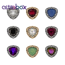 Astrobox 10Pcs Nest Claw Glass strass decorazione cucire su strass artiglio impostazione cucire pietre preziose di alta qualità per l'abbigliamento