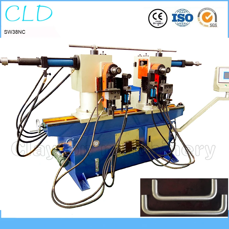 China factory high quality SW-38NC double head hydraulic bending machine price double head tube bender