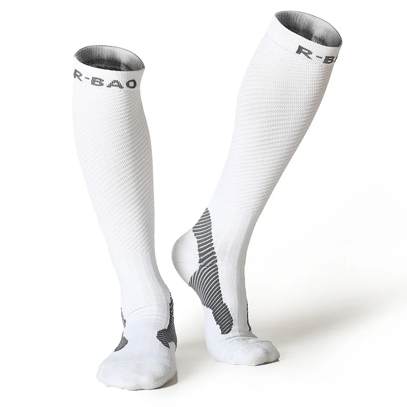 RB7703 R-Bao Men/Women Professional Compression Running Stockings High-quality Marathon Sports Socks Quick-Dry Bicycle Socks
