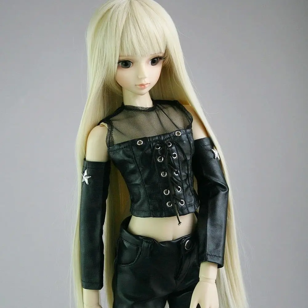 [wamami] 367# Black 1/4 MSD DZ Synthetic Leather Outfit/Suit BJD Dollfie