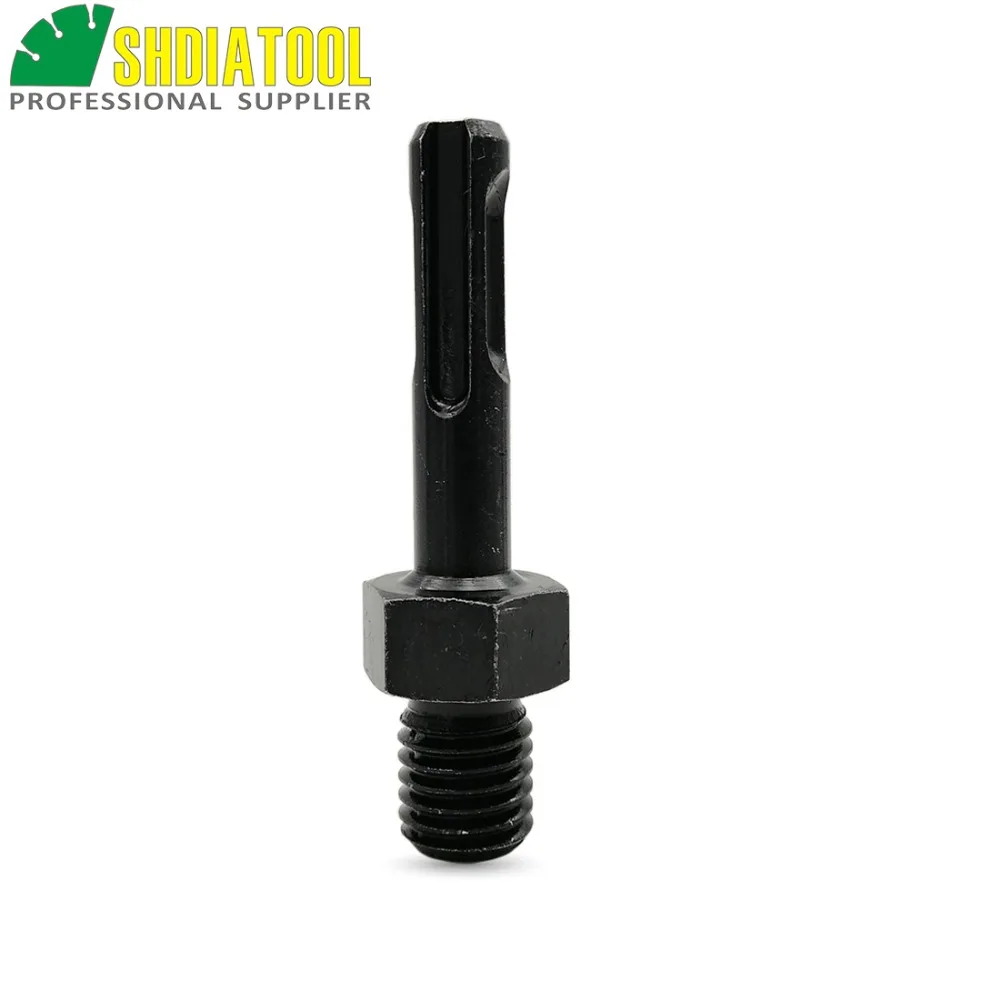 SHDIATOOL M14 Male Thread To SDS Plus Shank Adapter Convert M14 Thread Core Bits Can Be Fitted On Hammer Drill or Electric Drill