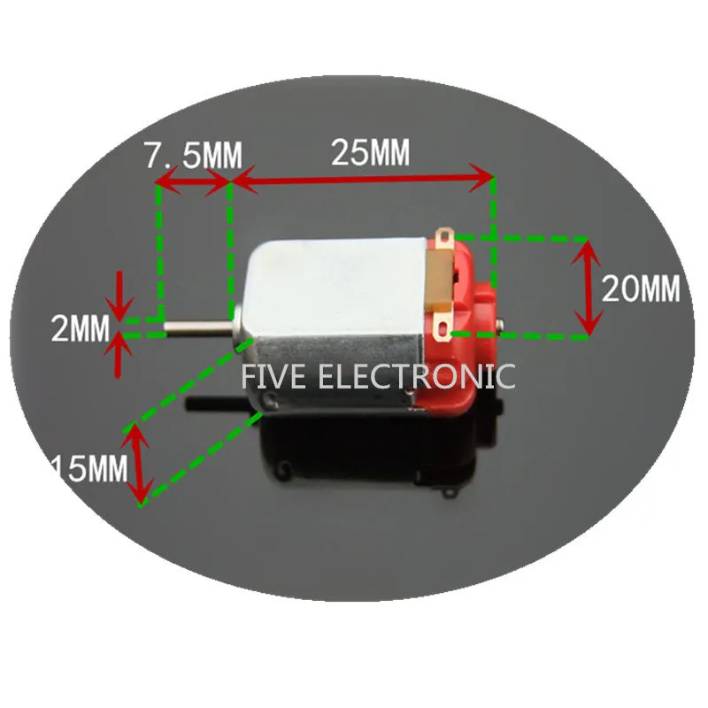 5pcs/lot 130 strong magnetic high speed motor 3V 16500rpm,DIY toys 3-6V micro motor