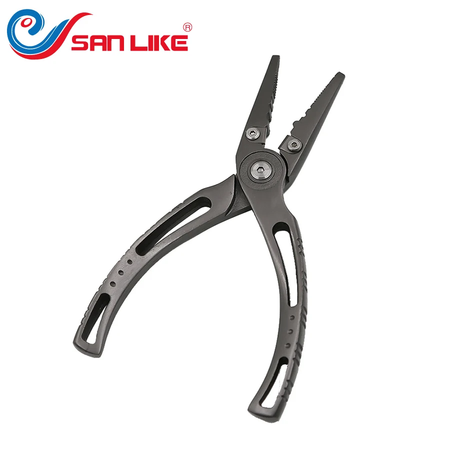 

SANLIKE Fishing Pliers Gripper Cutters Fishing Line Scissors Multi-function Hook Remover Stainless Steel Fishing Accessories