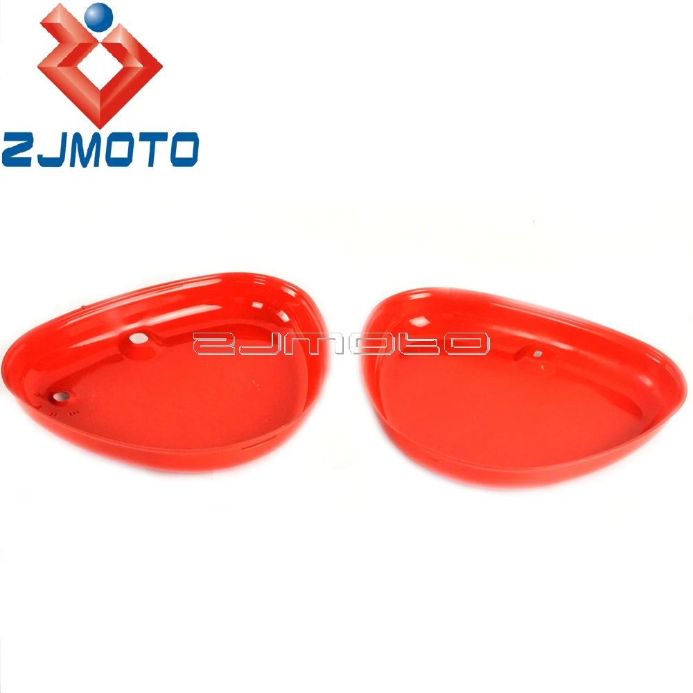 Bemaltes Gas Tank + Seitendeckel Orange For Simson S51 S50 S70 Motorrad Kraftstofftank Fuel Tank