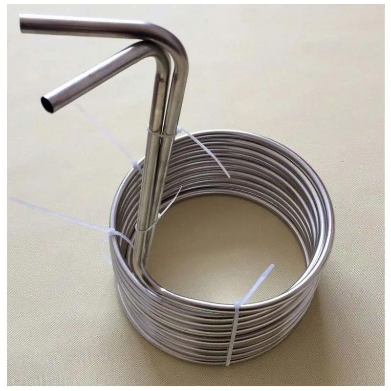 

Super Efficient 3/8" x 25' food grade 304 stainless steel Wort Chiller beer cooling coil or malt juice cooler for homebrew