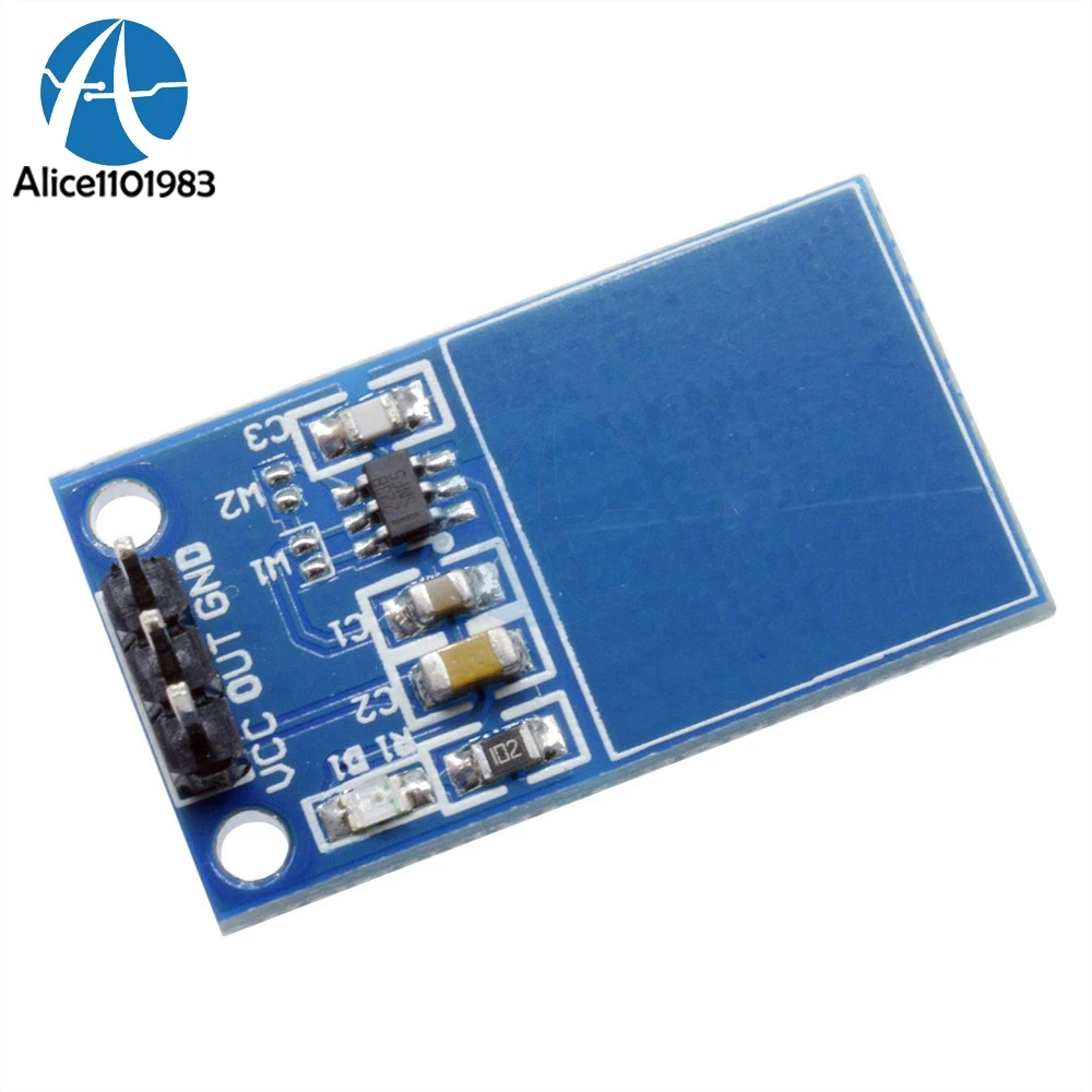 TTP223 Papan Modul Sensor Sentuh Digital Sakelar Sentuh Kapasitif UNTUK Arduino 2.0V-5.5V
