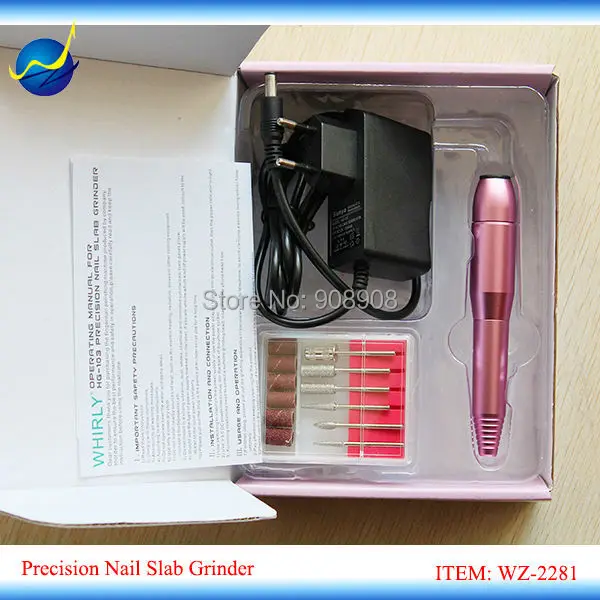 

100-240V Pedicure and Manicure Nail File Beauty Art Drill Machine / Precision Nail Slab Grinder + Free Gift Tools