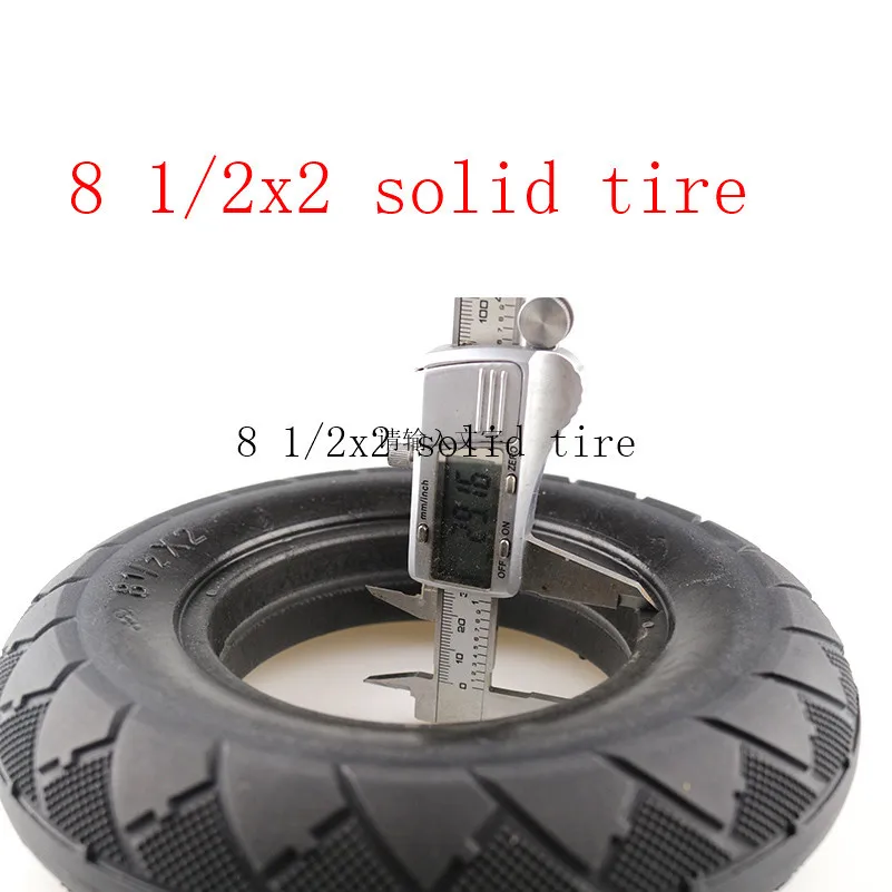 8 1/2X2 Solid Tyre for Electric Skateboard Skate Board Avoid Pneumatic  Durable Damping tyre Free Shipping