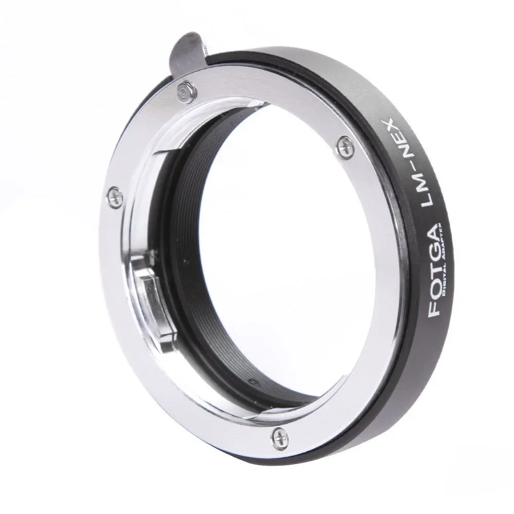 FOTGA LM-NEX Adapter Ring for Leica M Lens to Sony E Mount A7III A9 A7R A6000 A3000 NEX-7 6 5 3 5N 3VG10E VG20E