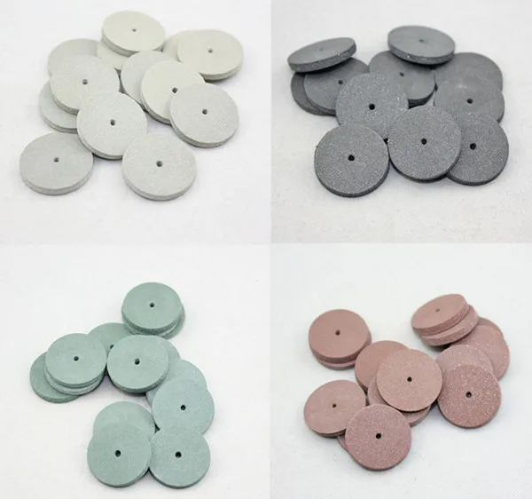 40pcs Rubber Polishing wheels Dental Jewelry Rotary Tool Polisher mixed colors