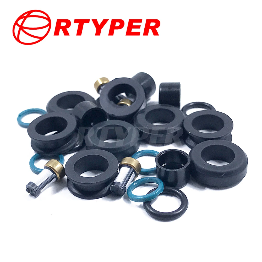 4 Sets Injector Repair Kits Micro Filter Oring Plastic Gasket Pintle Cap 01305 For Toyota Corolla Matrix Suzuki Swift MZ