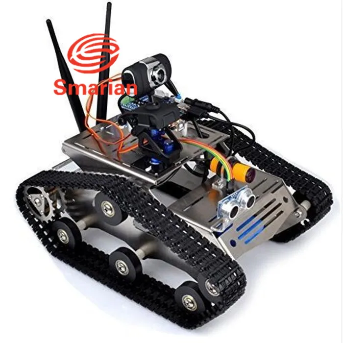 Smarian-Kit de Chasis de coche Robot Wifi para Arduino, cámara Hd, Ds, Kit de Robot Educativo inteligente para niños, wifi, rc clawler, juguete rc diy