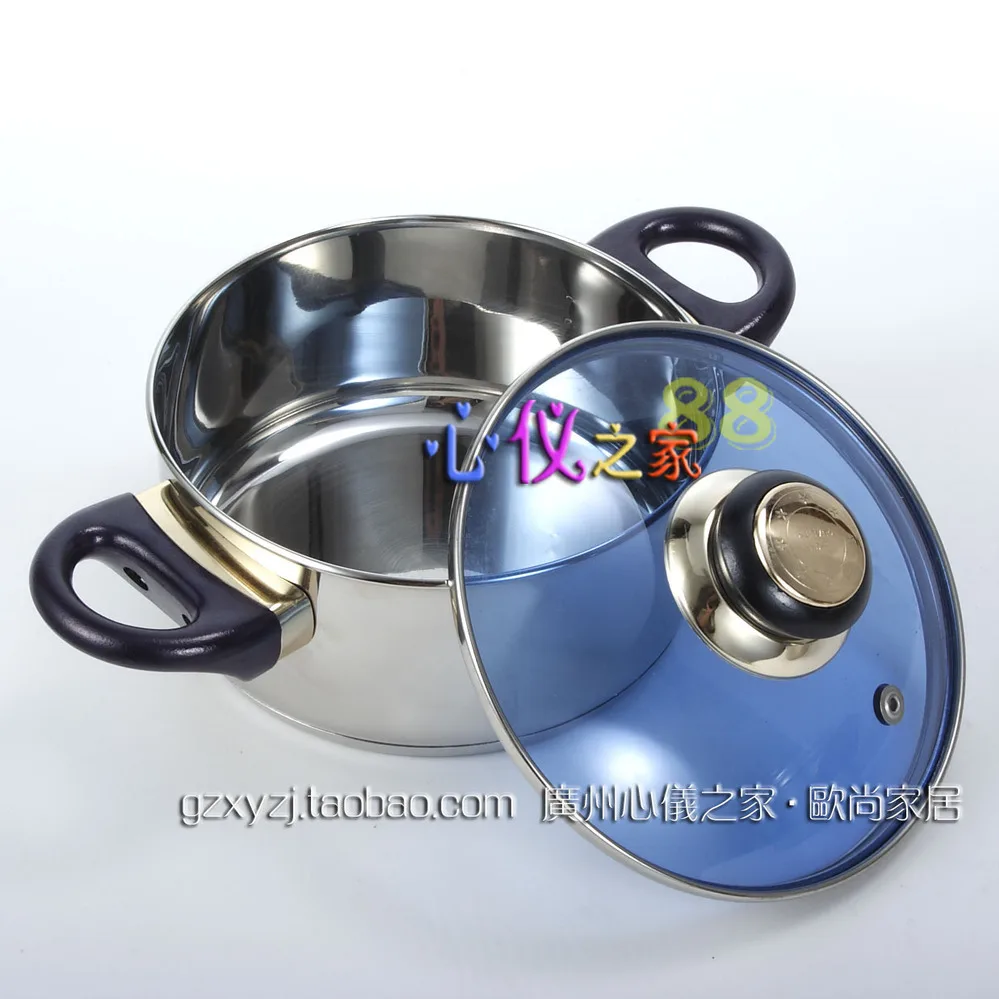 

16cm 316 stainless steel soup pot baby milk pot -