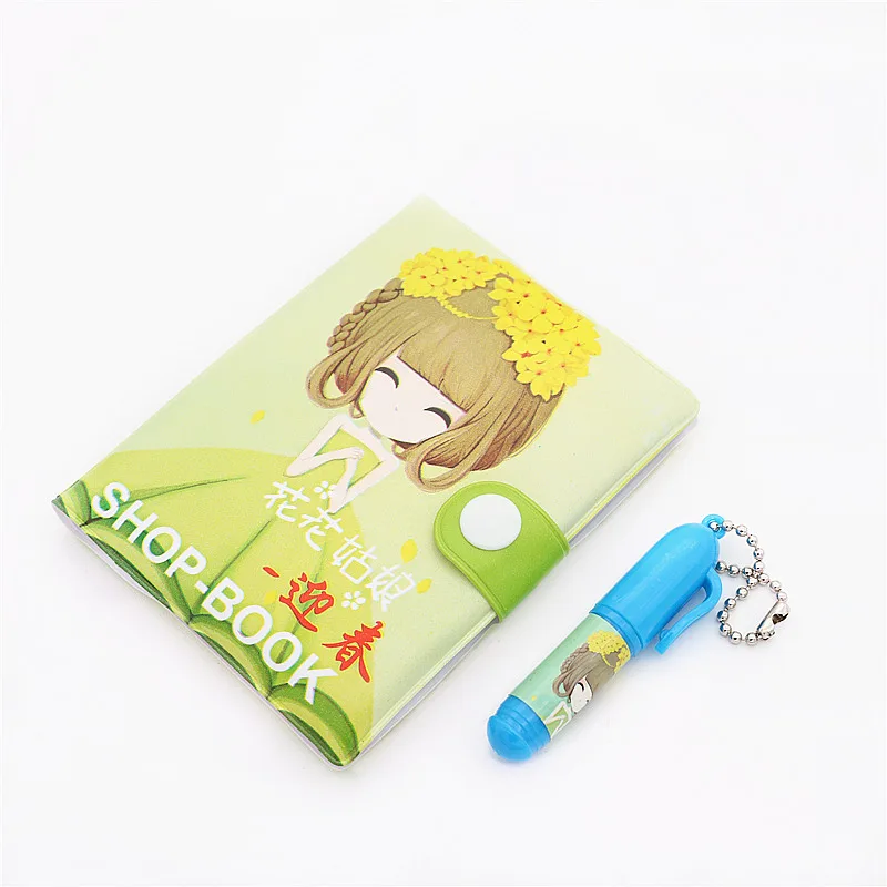 Cute Mini A7 Notebook  Child Gifts work Notepad Hand Memo with pen