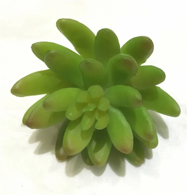 (8pcs/lot) Green artificial plants docoration wholesale plastic succulent fake plants diy craft artificial succulents