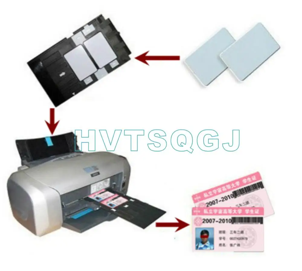 10 pcs free shipping T5577 chip inkjet Printable Card