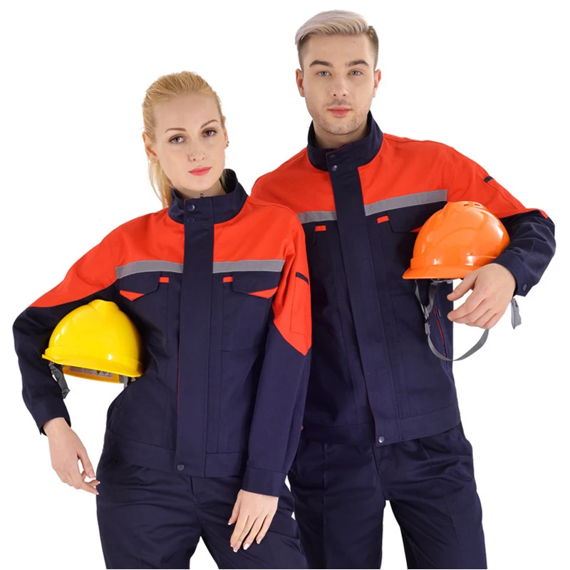 Working Clothes Men Woman Welding Machine Repair Large Size Coveralls Stitching Protective Safety Work Jacket Cleaning Uniform