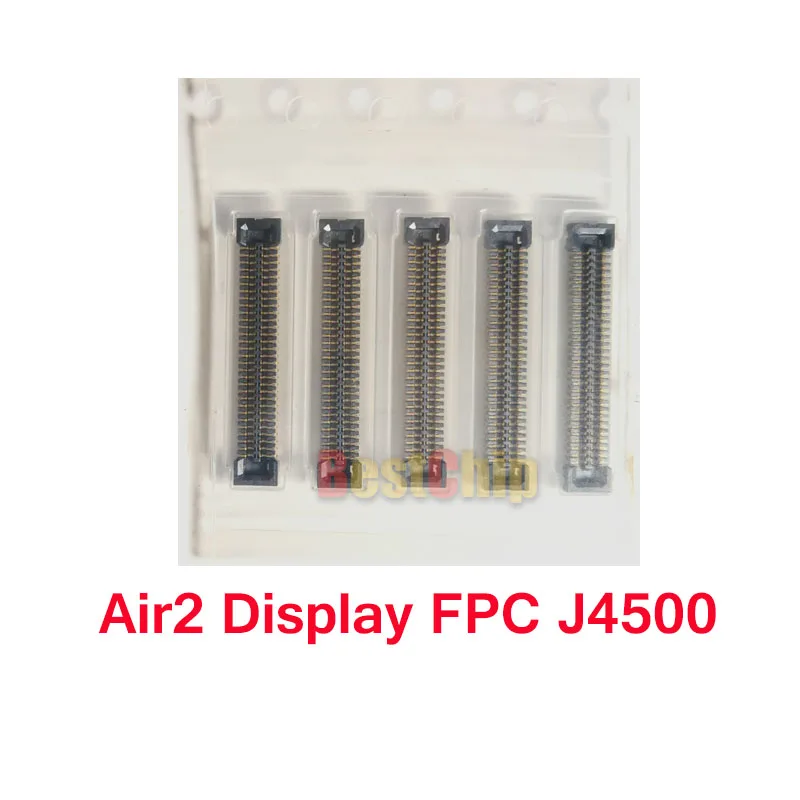 20pcs/lot J4500 LCD screen Display for iPad Air 2 ipad6 6 Air2 FPC contact connector on motherboard 60pins