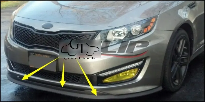 Bumper Lip Deflector Lips For KIA Elan Front Spoiler Skirt For TopGear Friends Car Tuning View / Body Kit / Strip