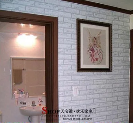 

white brick self adhesive wallpaper for living room bedroom kitchen