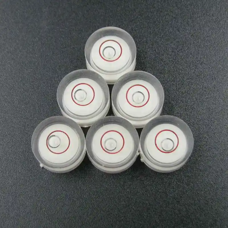 QASE Bubble Level Circular Round Spirit Level Bullseye Blister White 1PCS 15*8mm 14*8mm 12*6mm 12*7mm 10*6mm 8*5.5mm