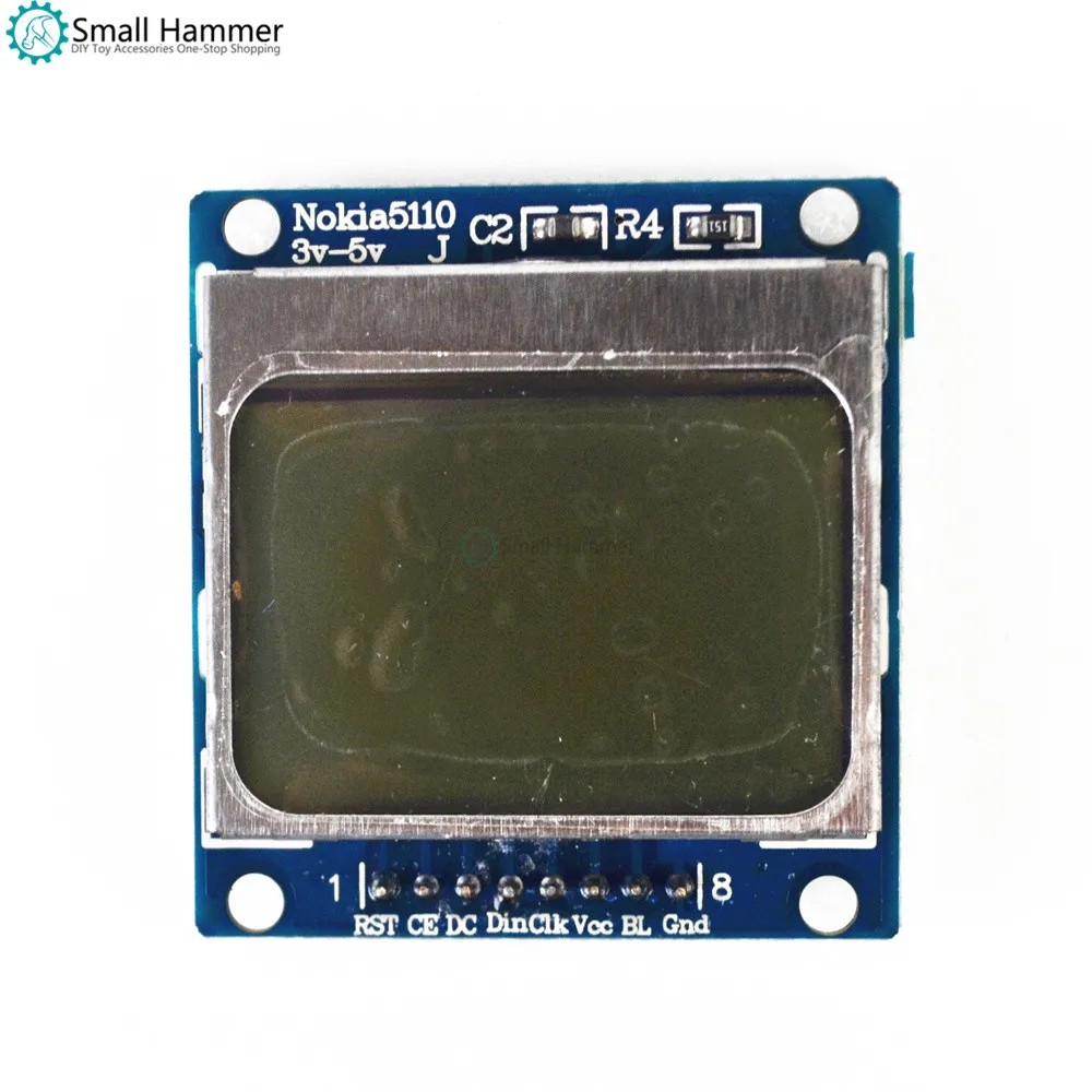 Blu bordo di sviluppo di MCU 5110 schermo schermo LCD modulo Compatibile con 3310 LCD