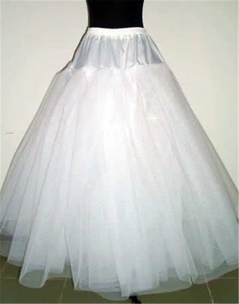 Wholesale A Line Crinoline Petticoats Plus Size Sexy Black Bridal Hoop Skirt High Quality Ruffle Wedding Accessories